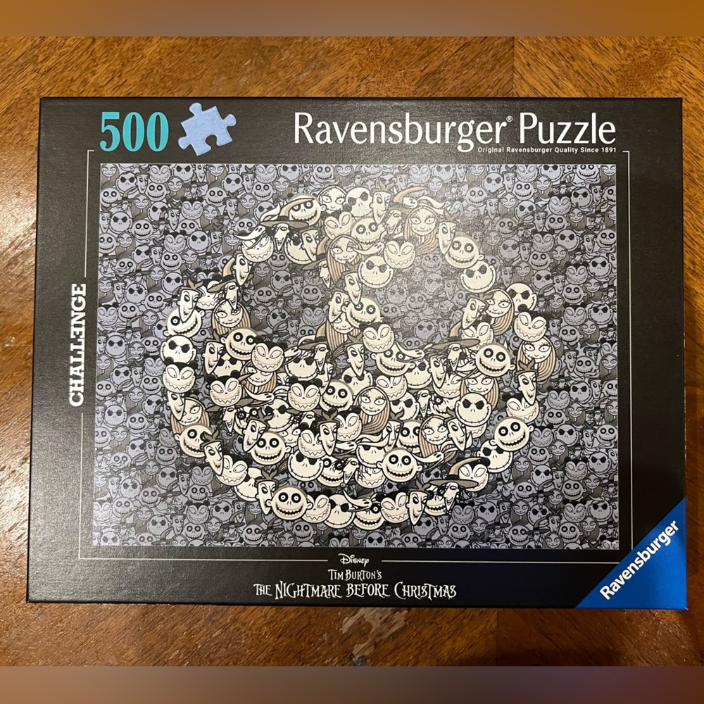 NEWT Ravensburger Nightmare Before Christmas 500 Piece Puzzle